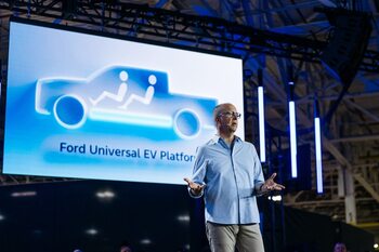 Ford's "Most Radical Change" Was Supposed to Reduce Costs. What if It Does the Opposite?: https://g.foolcdn.com/editorial/images/862182/ford_universal_ev.jpeg