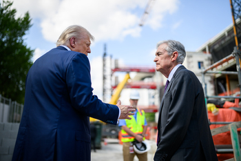 Did Fed Chair Jerome Powell Throw President Donald Trump Under the Bus Concerning Inflation for a Second Straight FOMC Meeting?: https://g.foolcdn.com/editorial/images/862301/donald-trump-wh-photo-fed-chair-jerome-powell-daniel-torok.jpg