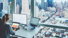 Should You Buy Plug Power Stock Today?: https://g.foolcdn.com/editorial/images/864371/person-at-big-city-office-window-with-multiple-screens.jpg