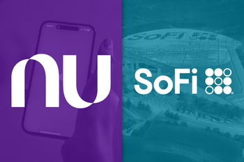 Better Fintech Stock for Growth Investors: Nu Holdings vs. SoFi: https://g.foolcdn.com/editorial/images/864884/nu-and-sofi-logos-overlayed-on-company-images.png