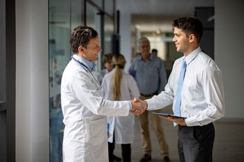 Revolution Medicines Has a Market Cap of $29 Billion and Generates No Revenue. Here's Why Its Valuation May Not Be as Ridiculous as It Seems: https://g.foolcdn.com/editorial/images/867293/doctor-meeting-a-salesperson.jpg