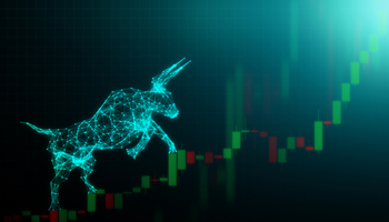 Prediction: Alphabet Will Join the $5 Trillion Club and the Dow Jones Industrial Average in June: https://g.foolcdn.com/editorial/images/870872/an-abstract-stock-market-bull-climbing-a-candlestick-chart.jpg
