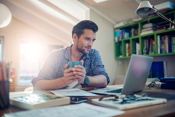63% of 401(k) Savers Could Be Making a Huge Mistake: https://g.foolcdn.com/editorial/images/854480/man-30s-laptop-holding-mug-gettyimages-626361926.jpg
