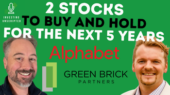 2 Stocks to Hold for the Next 5 Years: https://g.foolcdn.com/editorial/images/850776/stocks-to-buy-and-hold-goog-grbk.png