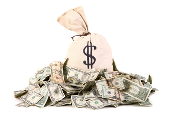 1 Financial Stock That Could Turn $250 Per Month Into $1.4 Million: https://g.foolcdn.com/editorial/images/855694/a-money-bag-on-a-pile-of-cash.jpg