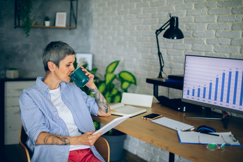 Here's How Much the Average 50-Year-Old Should Have Saved for Retirement: https://g.foolcdn.com/editorial/images/856643/person-drinking-coffee-and-looking-at-document.jpg