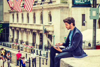 Software Selloff: 2 Incredible Stocks With 72% to 100% Upside to Buy Now, According to Wall Street: https://g.foolcdn.com/editorial/images/856687/gettyimages-man-on-laptop-sitting-on-ledge-across-from-wall-street-nyse.jpeg