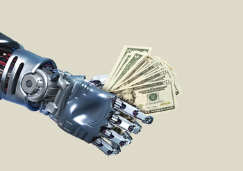 The Top Tech Stocks to Buy in February: https://g.foolcdn.com/editorial/images/857257/a-robot-hand-holds-a-stack-of-bills.jpg