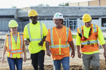 Is Fluor Stock a Buy Now?: https://g.foolcdn.com/editorial/images/858861/four-construction-workers-walking.jpg