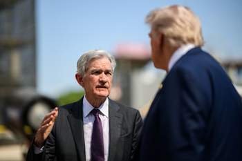 The Trump-Led Iran War Can Lead to a Triple Whammy for the Federal Reserve -- and the Stock Market May End Up Paying the Price: https://g.foolcdn.com/editorial/images/860088/president-donald-trump-wh-photo-speak-jerome-powell-daniel-torok.jpg